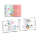 Djeco Artistic Aqua gyöngyből kép Rainbow szivárvány mintával