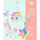 Djeco Artistic Aqua gyöngyből kép Rainbow szivárvány mintával