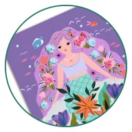 Djeco Artistic Loops Atlantis szalagos alkotókészlet sellő mintával