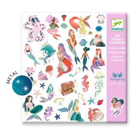 Djeco Matricák - Csillogó sellők - Sparkly mermaids