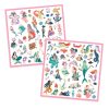 Djeco Matricák - Csillogó sellők - Sparkly mermaids