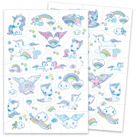 Djeco Tetováló matricák - Unikornisok - Unicorns