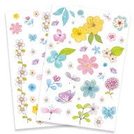   Djeco Tetováló matricák - Mezei virágok - Fair flowers of the field
