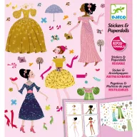   Djeco Papírbaba öltöztető - Nagyidők viseletei - Dresses through the seasons