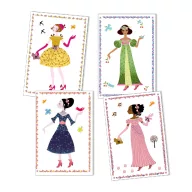   Djeco Papírbaba öltöztető - Nagyidők viseletei - Dresses through the seasons