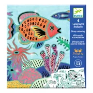   Djeco Csillámló színezők - Tenger mélyén - Under the sea