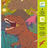Djeco Karckép technika Dinoszauruszok készlet csomagolása T-Rexszel