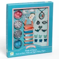 Djeco Pearls and birds ékszerkészítő készlet madaras medálokkal és színes gyöngyökkel