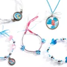 Djeco Pearls and birds ékszerkészítő készlet madaras medálokkal és színes gyöngyökkel