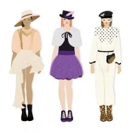   Djeco Papírbaba öltöztető - Elegáns gardrób - So chic wardrobe