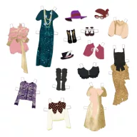   Djeco Papírbaba öltöztető - Elegáns gardrób - So chic wardrobe