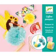 Djeco Fairy Pompoms kreatív szett tündéres pompom figurákkal