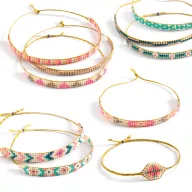 Djeco Tiny beads ékszerkészítő készlet karkötők szövéséhez