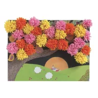   Djeco Pompom-kép készítés - Kirobbanó pompom meglepetés - An explosion of pompons