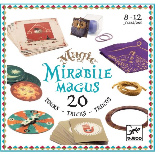 Djeco Bűvészkészlet - Csodállatos, 20 trükk - Mirabile magus - 20