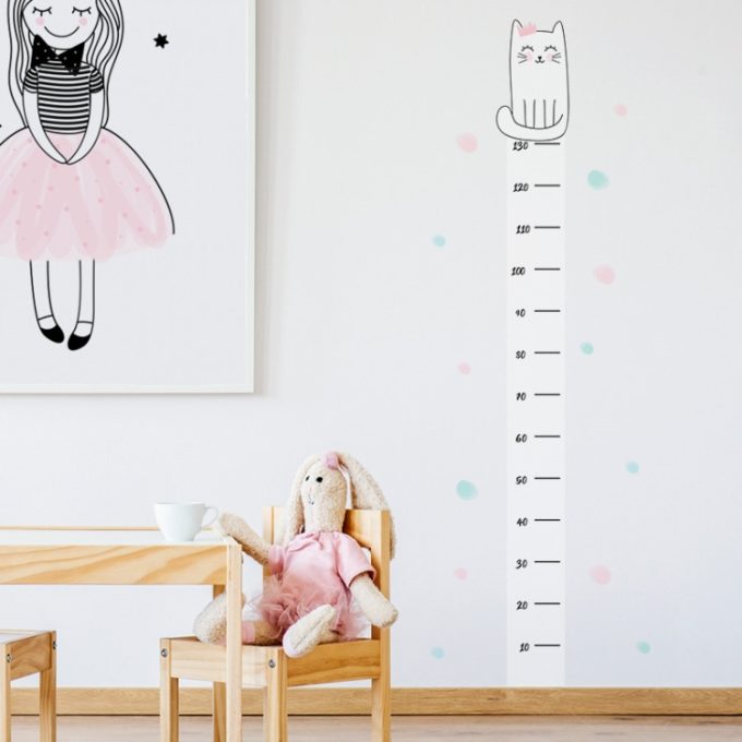 Design falmatrica - Cuki cicás magasságmérő