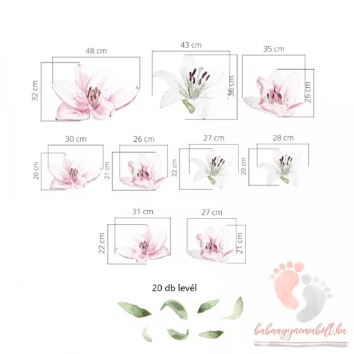 Design falmatrica - Liliom XL