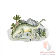 Design falmatrica - Dínók Brontosaurus