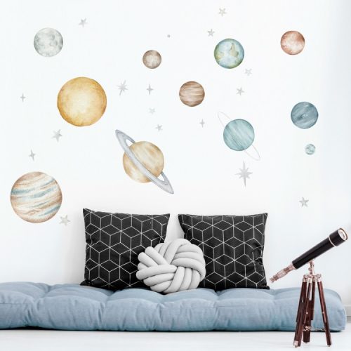 Design falmatrica - Bolygók csillagokkal