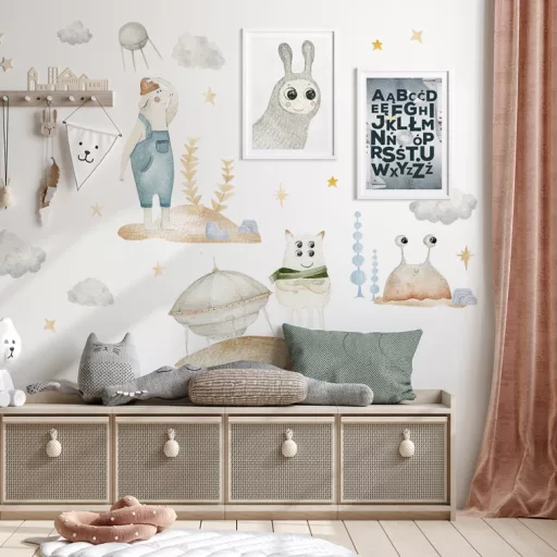 Design falmatrica - Barátságos idegenek 3
