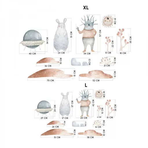 Design falmatrica - Barátságos idegenek 2