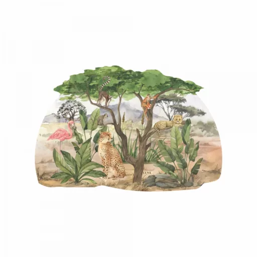 Design falmatrica - Szafari világa 1