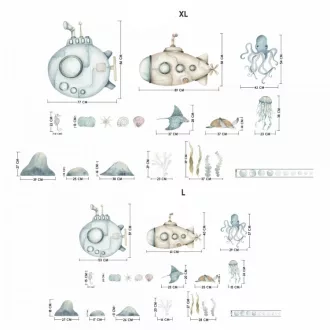 Design falmatrica - Tenger mélye