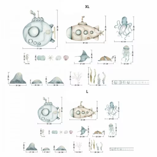 Design falmatrica - Tenger mélye