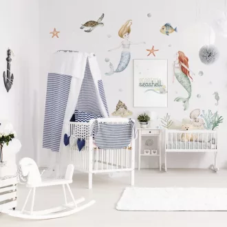 Design falmatrica - Sellők kiegészítőkkel