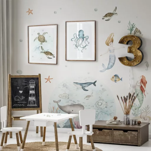 Design falmatrica - Sellők kiegészítőkkel