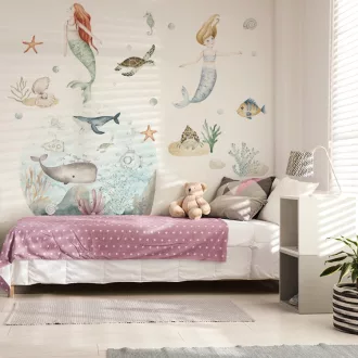 Design falmatrica - Sellők kiegészítőkkel