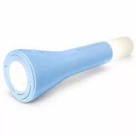 Kidywolf Kidyflashlight kék 3 az 1-ben gyerek zseblámpa fehér háttér előtt