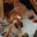 Kidywolf Kidyflashlight Nude 3 az 1-ben púder rózsaszín gyerek zseblámpa mindkét végén fénnyel
