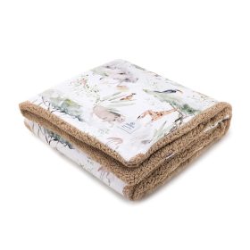 Makaszka fluffy gyerektakaró 100x150 cm - Szafari