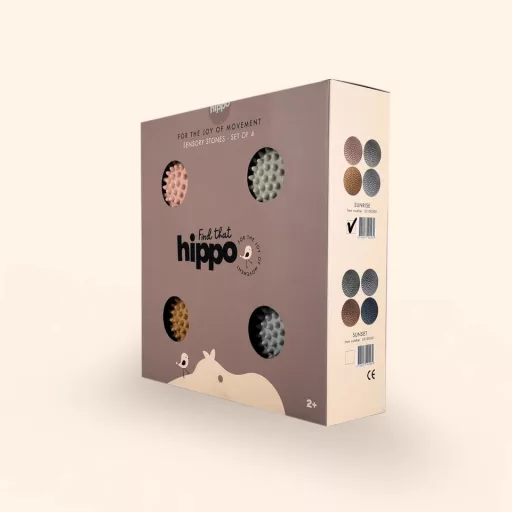 Find that hippo - Egyensúlyozó szenzoros kövek - Sunrise