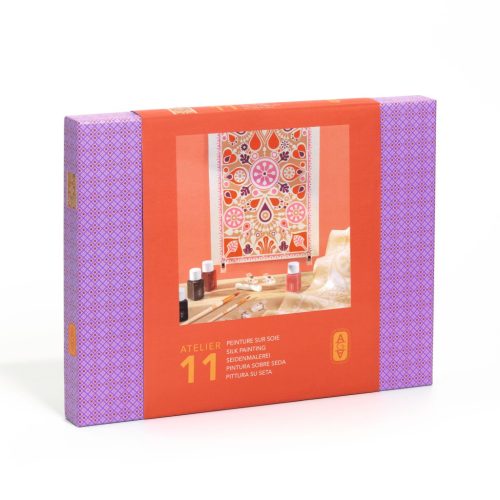 Djeco Műterem 11 - Selyem festés, Mandalák - Atelier 11, Silk Painting