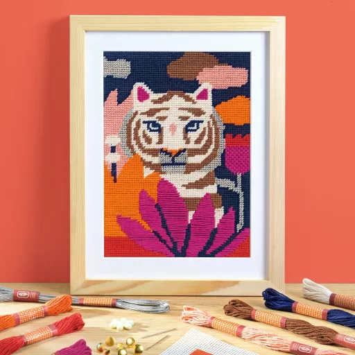 Djeco Műterem 64 - Tűhímzés, Alkony - Atelier 64, Needlepoint