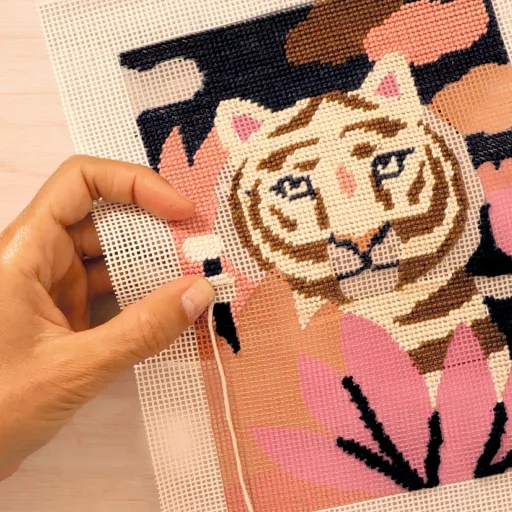Djeco Műterem 64 - Tűhímzés, Alkony - Atelier 64, Needlepoint