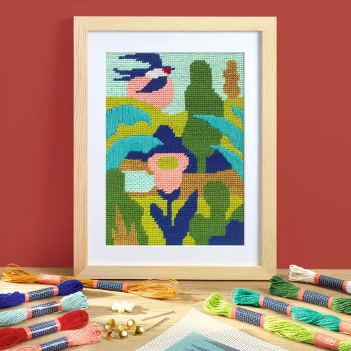 Djeco Műterem 65 - Tűhímzés, Hajnal - Atelier 65, Needlepoint