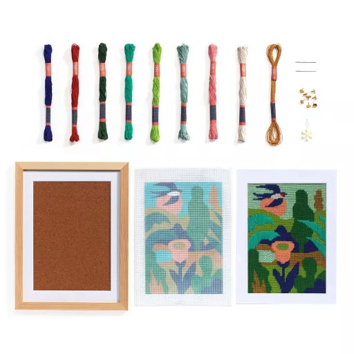 Djeco Műterem 65 - Tűhímzés, Hajnal - Atelier 65, Needlepoint