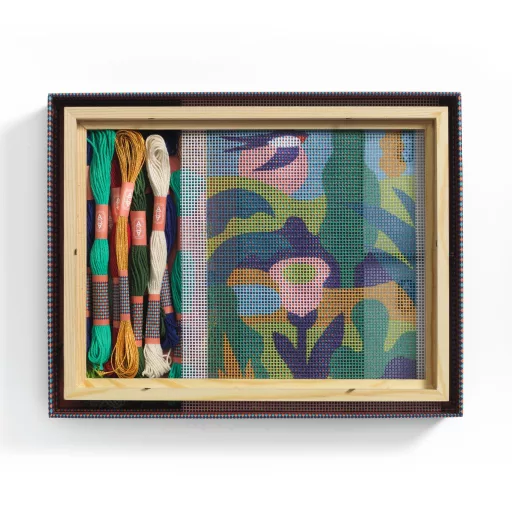 Djeco Műterem 65 - Tűhímzés, Hajnal - Atelier 65, Needlepoint