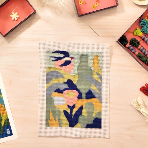 Djeco Műterem 65 - Tűhímzés, Hajnal - Atelier 65, Needlepoint
