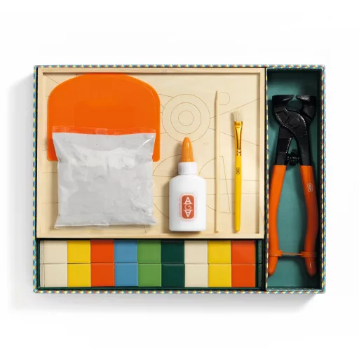 Djeco Műterem 73 - Mozaikkép, Páva - Atelier 73, Mosaic