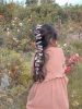 Rockahula Kids hajcsat - Rózsaszín kockás virágos