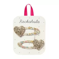 Rockahula Kids hajcsat csomag - Petal Glitter Heart