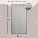 Hakuna matte memóriahabos puha gyerekszőnyeg 80x150 cm - Szürke