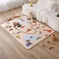   Hakuna matte memóriahabos puha gyerekszőnyeg 160x120 cm - Szafari túra