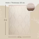 Hakuna matte memóriahabos puha gyerekszőnyeg 150x200 cm - Nordic Grid