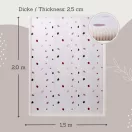 Hakuna matte memóriahabos puha gyerekszőnyeg 150x200 cm - Konfetti