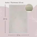 Hakuna matte memóriahabos puha gyerekszőnyeg 150x200 cm - Sötétszürke